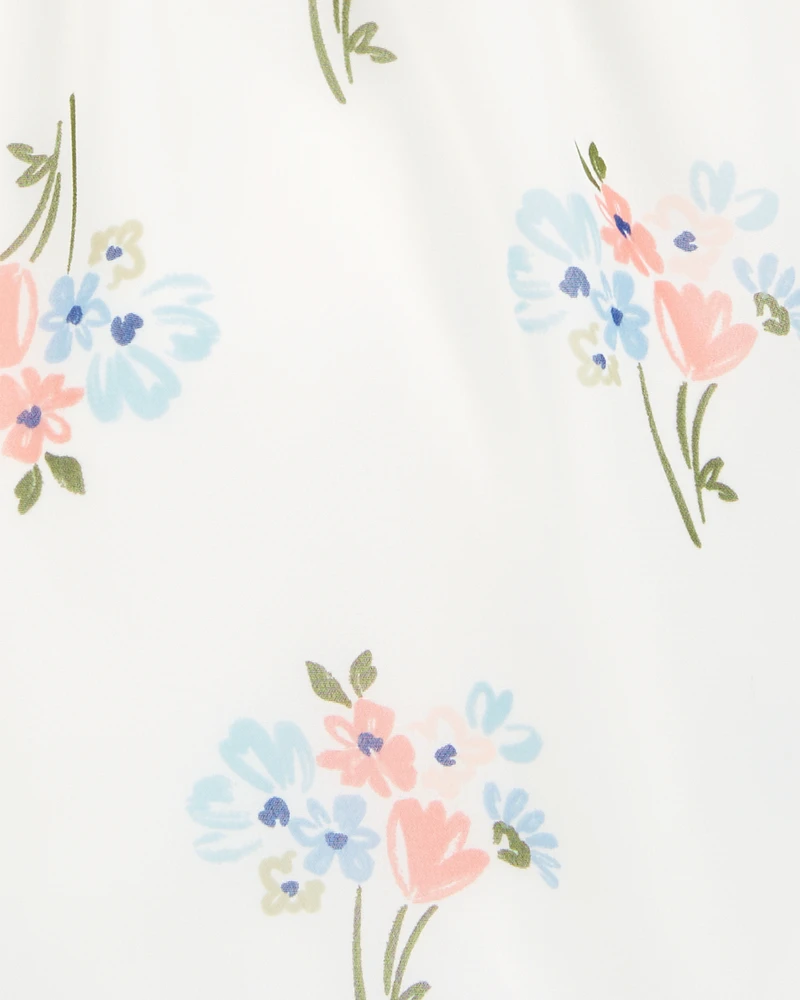 Baby Floral Dress - Ivory