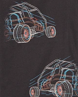 Kid 4-Piece Race Car 100% Snug Fit Cotton Pyjamas