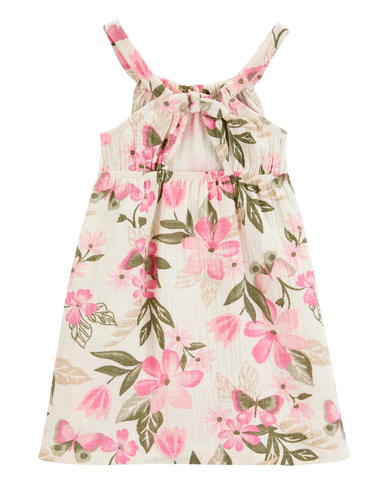 Toddler Floral Sleeveless Dress