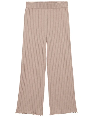 Kid Sweater Knit Pull-On Flare Pants