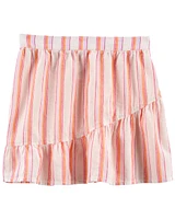 Kid Striped Linen Skirt