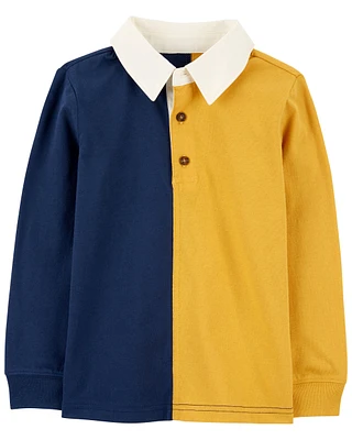 Long-Sleeve Rugby Polo