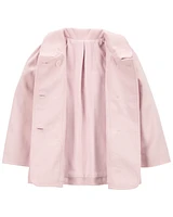 Baby Cotton Woven Jacket - Pink