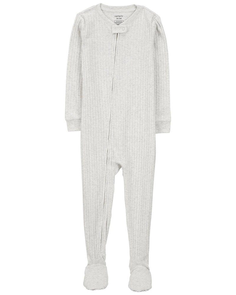 Toddler 1-Piece Cotton Blend Footie Pyjamas