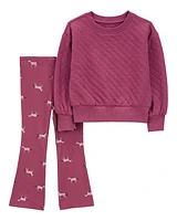 Baby 2-Piece Quilted Top & Legging Set