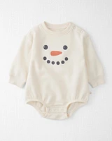 Baby Snowman Organic Cotton Bubble Bodysuit