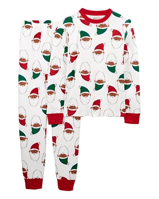 Adult 2-Piece Santa 100% Snug Fit Cotton Pyjamas