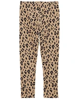 Leopard Cozy Fleece Leggings