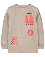 Kid BMX Bike Thermal Graphic Tee