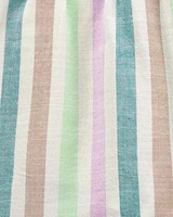 Toddler Striped Pull-On Linen Shorts