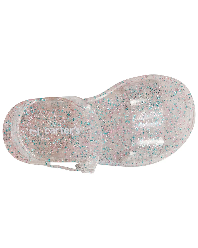 Toddler Glitter Jelly Sandals