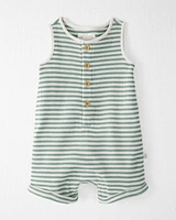 Baby Waffle Knit Romper Made with Organic Cotton