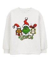 Toddler Grinch Fuzzy Pullover