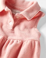 Baby Terry Dress Made With Organic Cotton