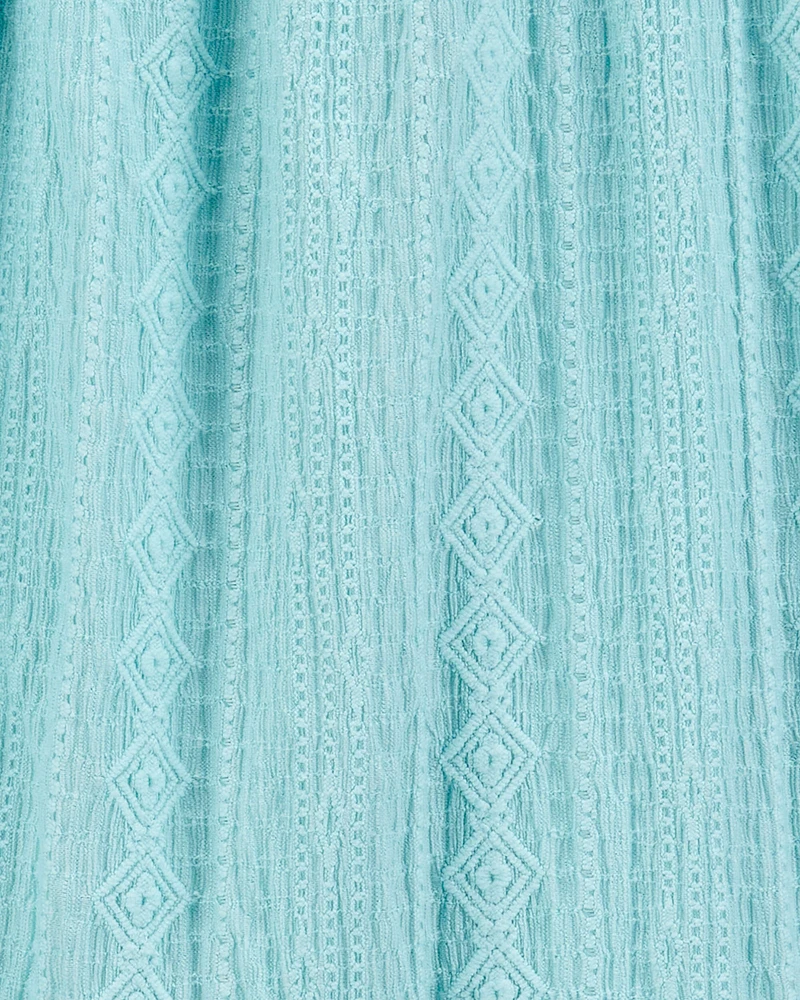 Kid Tiered Textured Midi Dress