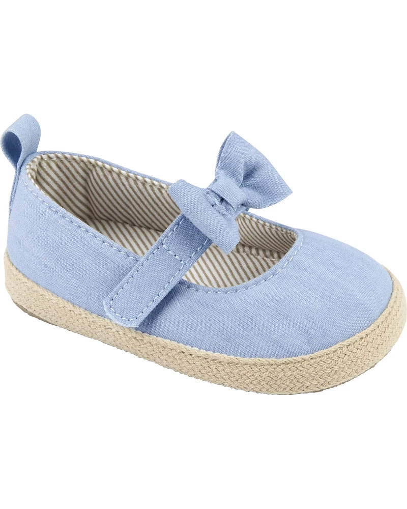 Chambray Mary Janes