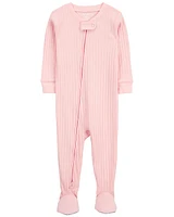 1-Piece Cotton Blend Footie Pyjamas