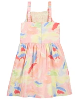 Kid Watercolor Sleeveless Dress