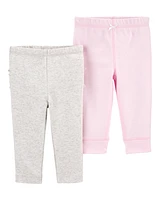 Baby 4-Pack Ruffle-Detail Cotton Pants