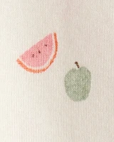 Baby Fruit Print Organic Cotton 2-Piece Pyjamas
