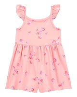 Toddler Floral Print Romper