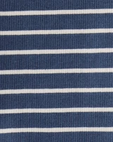 Baby Organic Cotton Pyjamas Set Stripes-Blue