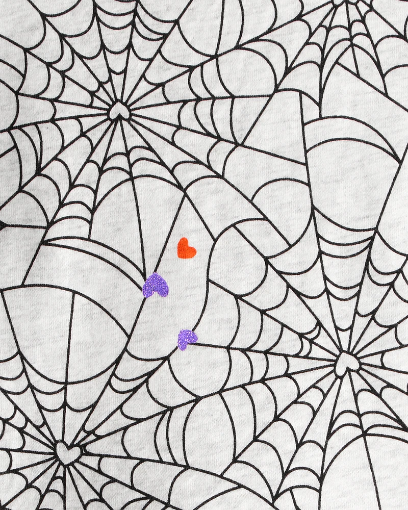 Baby Halloween Spiderwebs Long-Sleeve Tee