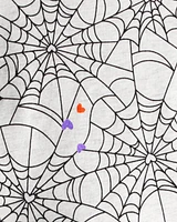 Baby Halloween Spiderwebs Long-Sleeve Tee