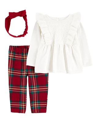 Baby 3-Piece Holiday Outfit Set