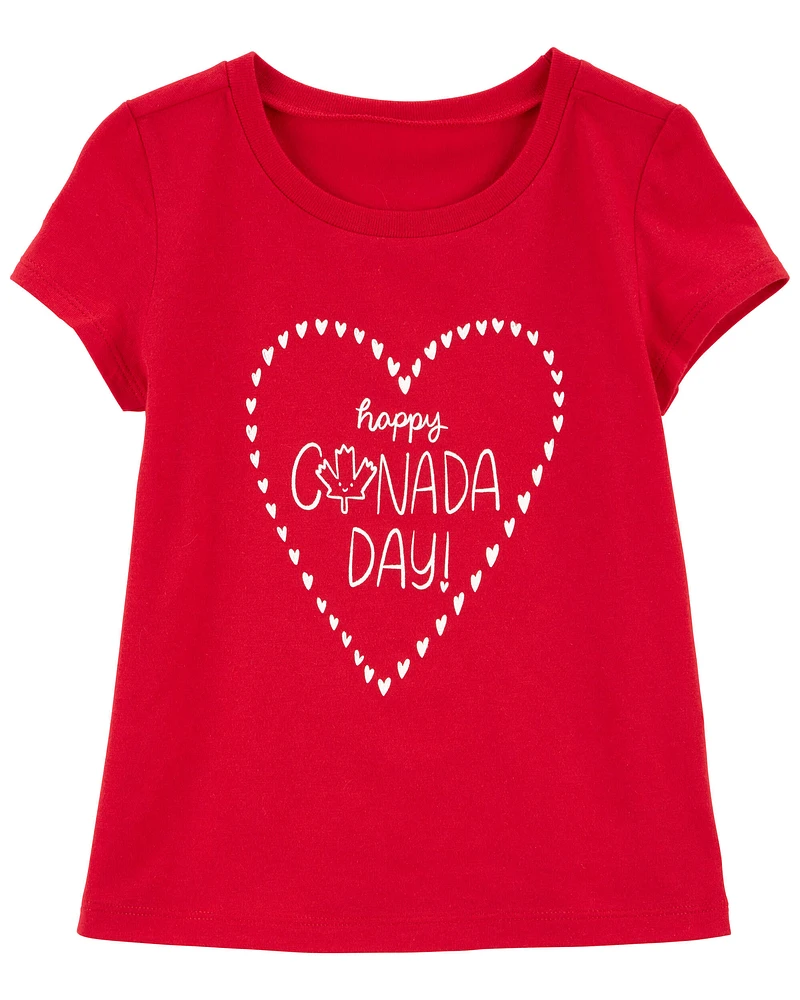 Kid Canada Day Graphic Tee