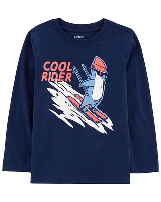 Cool Rider Penguin Jersey Tee