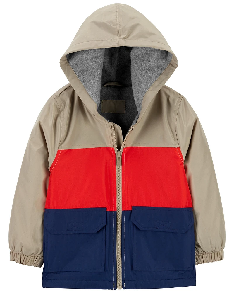 Kid Fleece Lined Rain Jacket