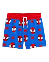 Toddler 2-Piece Spider-Man Rashguard & Swim Trunk Set