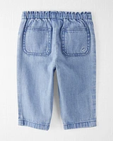 Baby Organic Cotton Chambray Pants