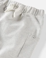 Baby 2-Pack Organic Cotton Pants Grey and Sweet Cream