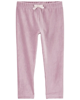 Toddler Pull-On Velour Pants