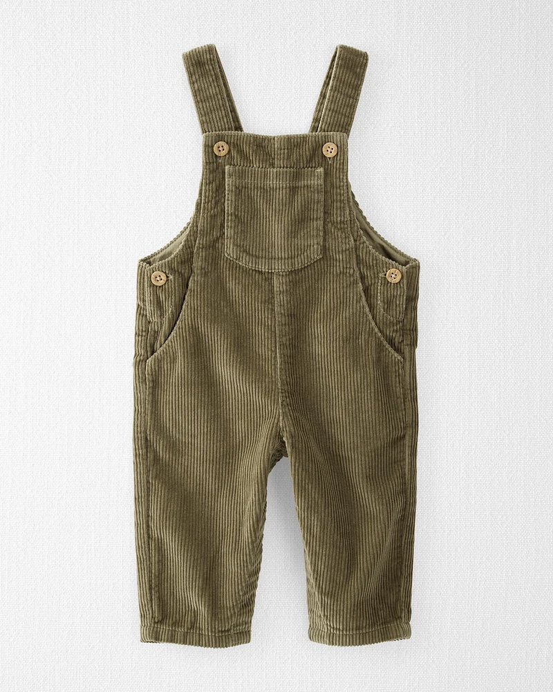 Baby Organic Cotton Corduroy Overalls