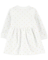 Baby Polka Dot Fleece Dress