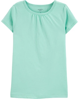 Turquoise Cotton Tee