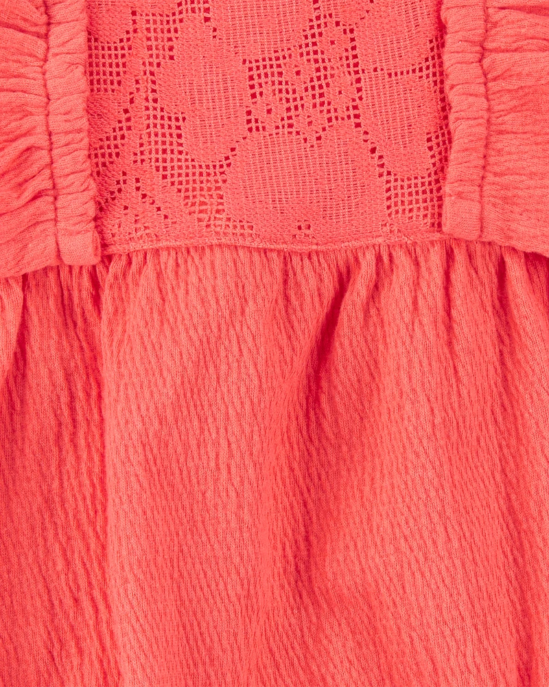 Baby Lace Crinkle Jersey Bubble