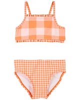 Toddler Gingham Ruffle 2-Piece Bikini