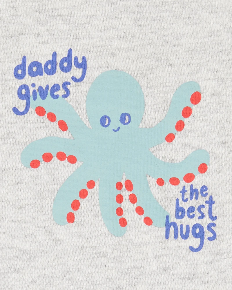 Baby Octopus Daddy Sleeveless Bodysuit