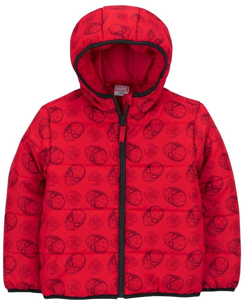 Kid Spider-Man Puffer Jacket