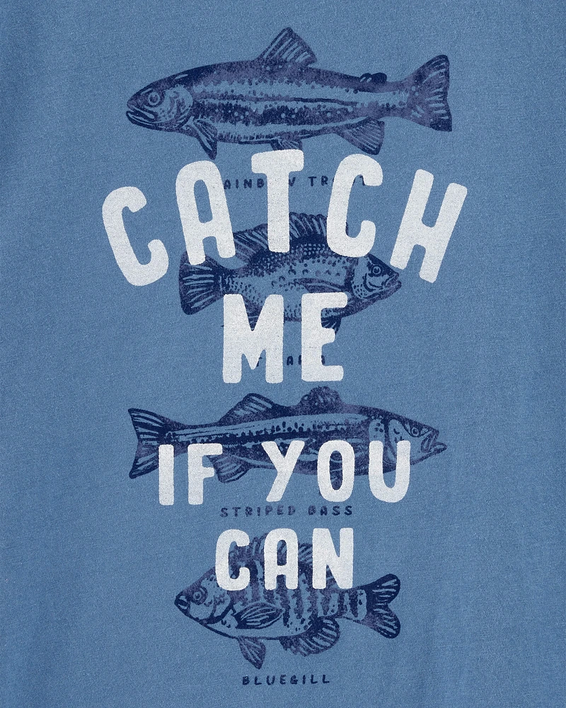 Kid Fishing Graphic Tee