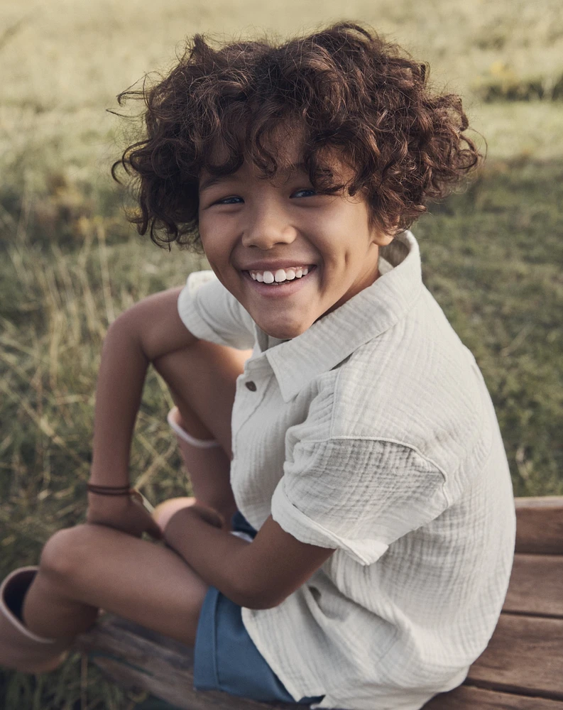 Kid 2-Piece Shorts Set Made with Organic Cotton