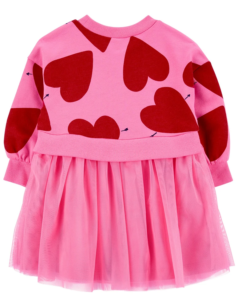 Baby Heart Long-Sleeve Dress