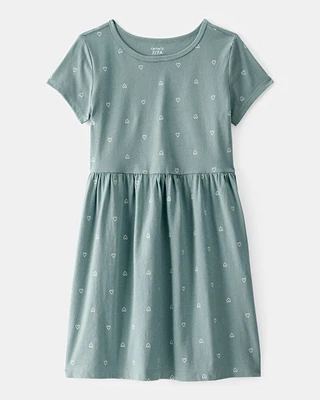 Kid Heart Print Dress