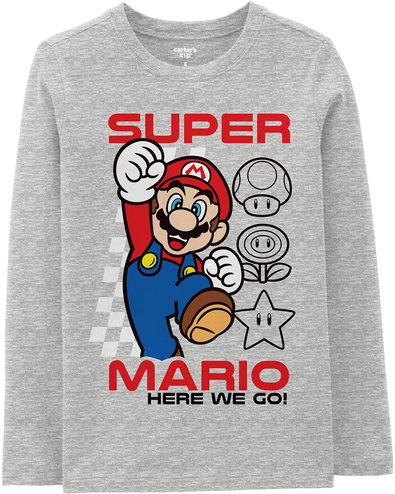 Kid Super Mario Tee - Grey