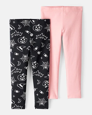 Toddler 2-Pack Halloween Leggings