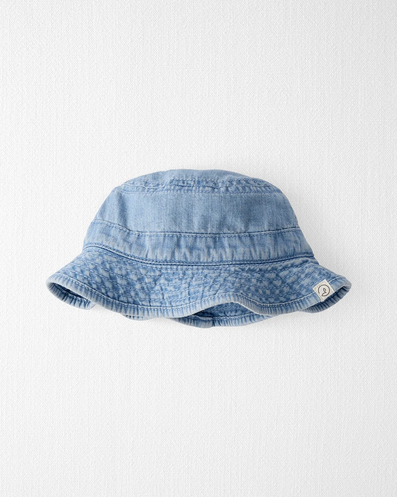Baby Organic Cotton Chambray Bucket Hat